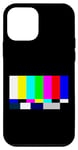 iPhone 12 mini No Signal Television Screen Color Bars Test Pattern Case