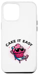 Coque pour iPhone 14 Pro Max Cake It Easy Cute Cupcake Pun Vacay Mode Vacances d'été