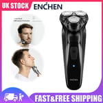 Mens Electric Shaver Razor Rechargeable Rotary Cordless Sideburn Trimmer