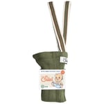 Silly Silas Footless Strumpbyxor Olive Striped | Grön | 2-3 years
