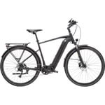 Elcykel hybrid Kross Trans Hybrid 4.0 Black/Black S 2023