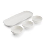 Sophie Conran for Portmeirion 3 Bowl and Tray Set White