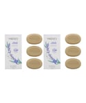 Yardley Womens English Lavender Luxury Soap 100g x 3 For Her x 2 - One Size