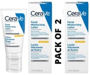 PK 2X  CeraVe Facial Moisturising Lotion AM SPF25 52ml  New