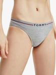 Tommy Hilfiger Seamless Logo Waistband Bikini Knickers, Grey Heather M female 52% polyamide, 42% polyester, 6% elastane