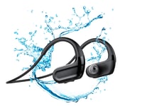 X12 KDH Tech Waterproof IPX8 Swimming Running Wireless Stereo Earphones Headphones Bluetooth Memory Card Sports Heavy Bass