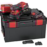 Excenterslip ORE2-125 18-EC Set 18V 2mm 2x2.5Ah&Laddare L-Boxx