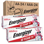 Energizer Max AA Batteries & AAA Batteries Combo Pack, 24 AA and 24 AAA (48 Count)