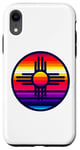 iPhone XR New Mexico State Zia Vintage Retro-Modern Zia Symbol Case