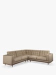 John Lewis + Swoon Lyon Grand 5 Seater Sofa, Dark Leg