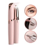 Epilator, Trimmer för Ögonbryn/ansiktshår/näshår/bikinilinje Rosa guld