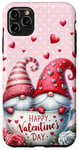 iPhone 11 Pro Max Valentines Day Gnomes Cute Hearts Love Gnome For Her Him Case