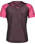 Scott Trail 20 S/S Shirt JR Dark Purple/Carmine Pink (Storlek 164)