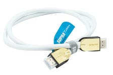 Supra HDMI-HDMI 2.1 UHD8K WHITE med 3 års garanti