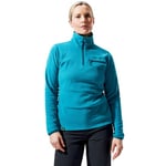 Berghaus Women's Prism 2.0 Micro Half Zip Polartec Fleece | Added Warmth | Flattering Style | Durable, Pillow, 12 Blue