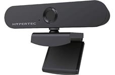 Hypertec Webcam Full HD 1080p/30 fps avec Deux Microphones intégrés, pivotant à 360 degrés, Couverture de confidentialité, Compatible avec Windows USB-C/USB-A