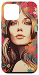 Coque pour iPhone 12 mini Femme Années 70 Design Art Rétro-Nostalgie Culture Pop