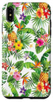 Coque pour iPhone XS Max Ananas tropical avec motif floral