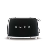 Smeg - Smeg 4 Slot Toaster Black