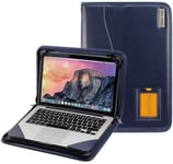 Broonel - Contour Series - Blue Heavy Duty Leather Protective Case - Compatible with the HP ZBook Firefly 15 G7 15.6" UHD Mobile Workstation