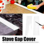 (White 21in)2pcs Stove Counter Cover Heat‑Resistant Anti-Oil Oven UK
