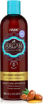 HASK Argan Oil Shampoo, Repairing for All Hair Types, Colour Safe, and Cruelty-F