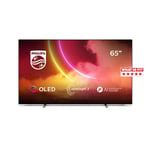 Philips Ambilight 65OLED805/12 65-Inch OLED TV (4K UHD, P5 AI Perfect Picture Engine, Dolby Vision, Dolby Atmos, HDR 10+, Freeview Play, Works with Alexa, Android TV) Gun Metal Grey (2020/2021 Model)