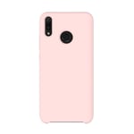 Silicone Case for Huawei Y9 (2019), Silicone Soft Phone Cover with Soft Microfiber Cloth Lining, Ultra-thin ShockProof Phone Case for Huawei Y9 (2019) (Pink)