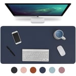 Knodel Desk Pad, Office Desk Mat, 43cm X 90cm Pu Leather Desk Blotter, Laptop