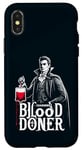 Coque pour iPhone X/XS Charmant don de sang drôle de sensibilisation aux dons gothiques