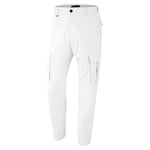 The Nike SB Flex FTM Cargo Trousers let you charge hard in stretchy, durable fabric. Adjustable cuffs and multiple pockets set up for a long day on your board. Skate - White