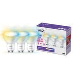 WiZ GU10 Colour Smart Light Bulb 3-Pack
