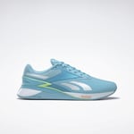 Reebok Nano X3 Shoes Women Blue Pearl / Energy Glow Peach Fuzz S23-R