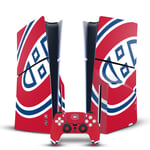 OFFICIAL NHL MONTREAL CANADIENS VINYL SKIN FOR SONY PS5 SLIM DISC EDITION BUNDLE