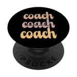 Coach Definition Tshirt Coach Tee pour homme Funny Coach PopSockets PopGrip Interchangeable