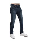 Levi's Mens Levis 502 Tapered Jeans in Denim - Blue Cotton - Size 31 Short