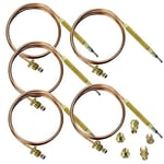 Thermocouple Kit 900mm Fixings for TRICITY BENDIX JOHN LEWIS Oven Cooker x 5