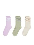 New Balance Unisex In-Stripe Logo Crew Socks 3pk, Multi, Size M, Men