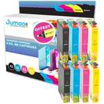 8 cartouches d'encre Jumao compatibles pour Epson WorkForce-WF 3620DWF