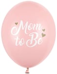 6 stk 30 cm Ballonger - Rosa Mom to Be Ballongbukett