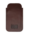 Onitsuka Tiger Brown Leather iPhone 5 Pouch Sleeve Case 113939 3001 - One Size