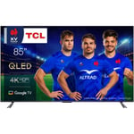 TCL 85C644 - TV 4K QLED - 85" (216 cm) -  HDR (HDR10, HDR10+, HDR HLG) - Google TV - 3 X HDMI 2.1