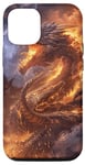 Coque pour iPhone 13 Dragon Dragon Fantasy Fire Mythical Lightning