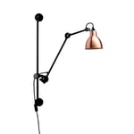 210 Vegglampe Svart/Kobber/Hvit - Lampe Gras