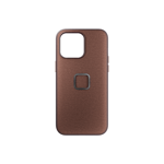 Peak Design Mobilt "Everyday" tygfodral till iPhone 15 Pro Max v2 - Färg: Redwood