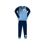 Manchester City FC Fc Barn- / Barnpyjamas 7-8 Yrs Blå