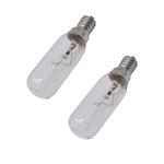 sparefixd Lamp Bulb Light E14 40w x 2 to Fit Hotpoint Cooker Hood