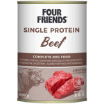 Dog Single Protein Beef 400 g x 12 - Hund - Hundefôr & hundemat - Våtfôr & våtmat - FourFriends