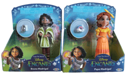 Disney Encanto Bruno Madrigal And Pepa Madrigal 3 inch Figure Doll Toy Set