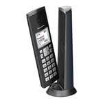 KX TGK220 Panasonic Cordless Phone Single Answer Machine Telephone Graphite Blac
